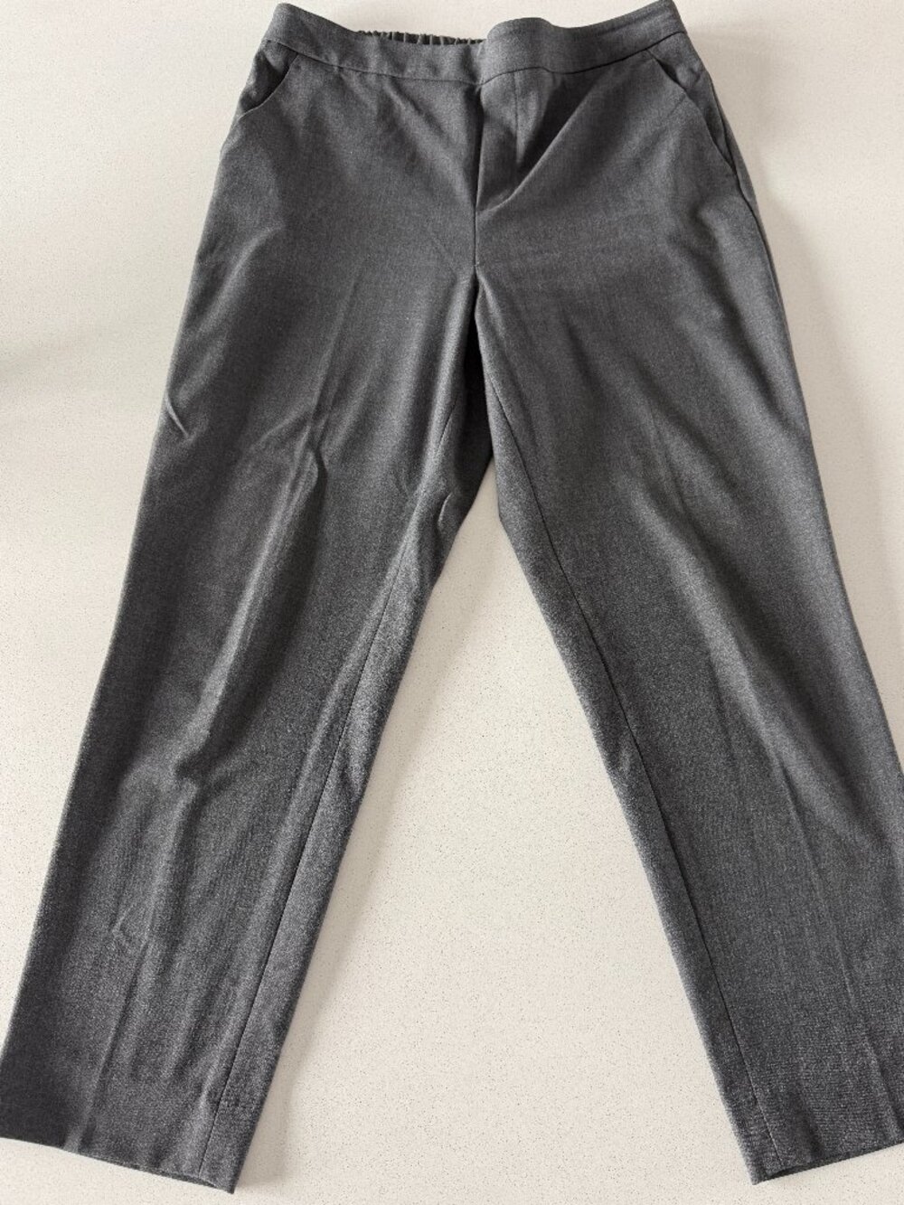 Banana Republic Hayden Pant Size 10 Gray Pull On Dress Pants